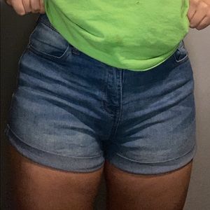 Almost famous super high rise shorts size 9